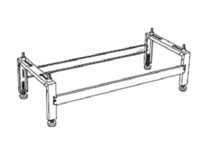 29670-nibe konzole na zem pro ams 1020-6 - pozink